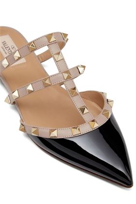 black/powder pink sandals Valentino Garavani | 5W2S0H15VNWN91